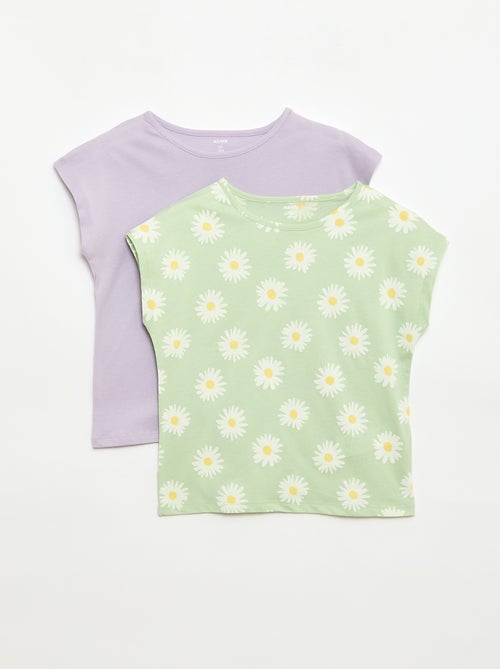 Set di 2 t-shirt a maniche corte - 2 pezzi - Kiabi