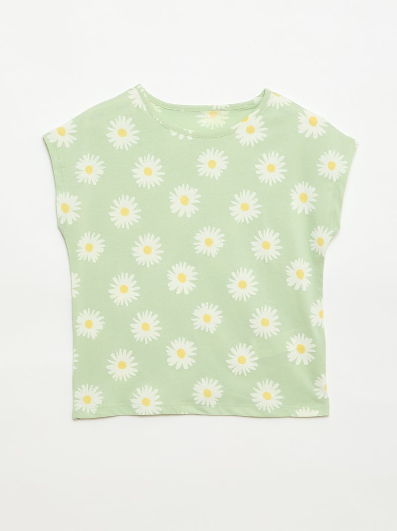 Set di 2 t-shirt a maniche corte - 2 pezzi Verde - Kiabi