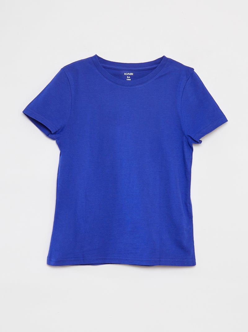 T-shirt Bambini Maniche Corte Unisex – Maglietta Semplice Girocollo, In Poliestere Morbido, Per Tutti I Giorni