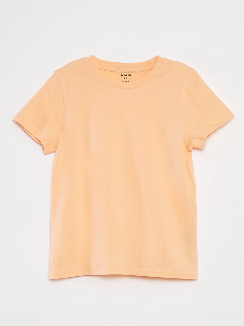 Set di 2 t-shirt a maniche corte a girocollo BIANCO - Kiabi