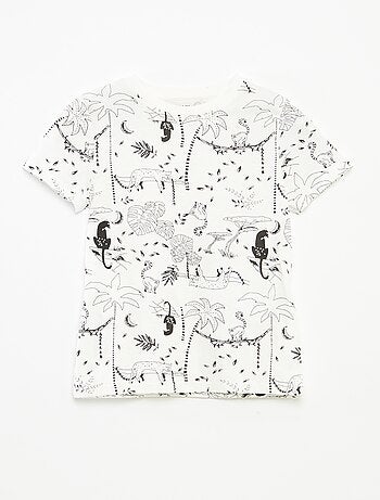 Set di 2 t-shirt a maniche corte a girocollo