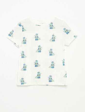 Set di 2 t-shirt a maniche corte a girocollo