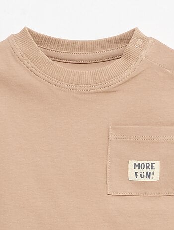 Set di 2 T-shirt a maniche corte