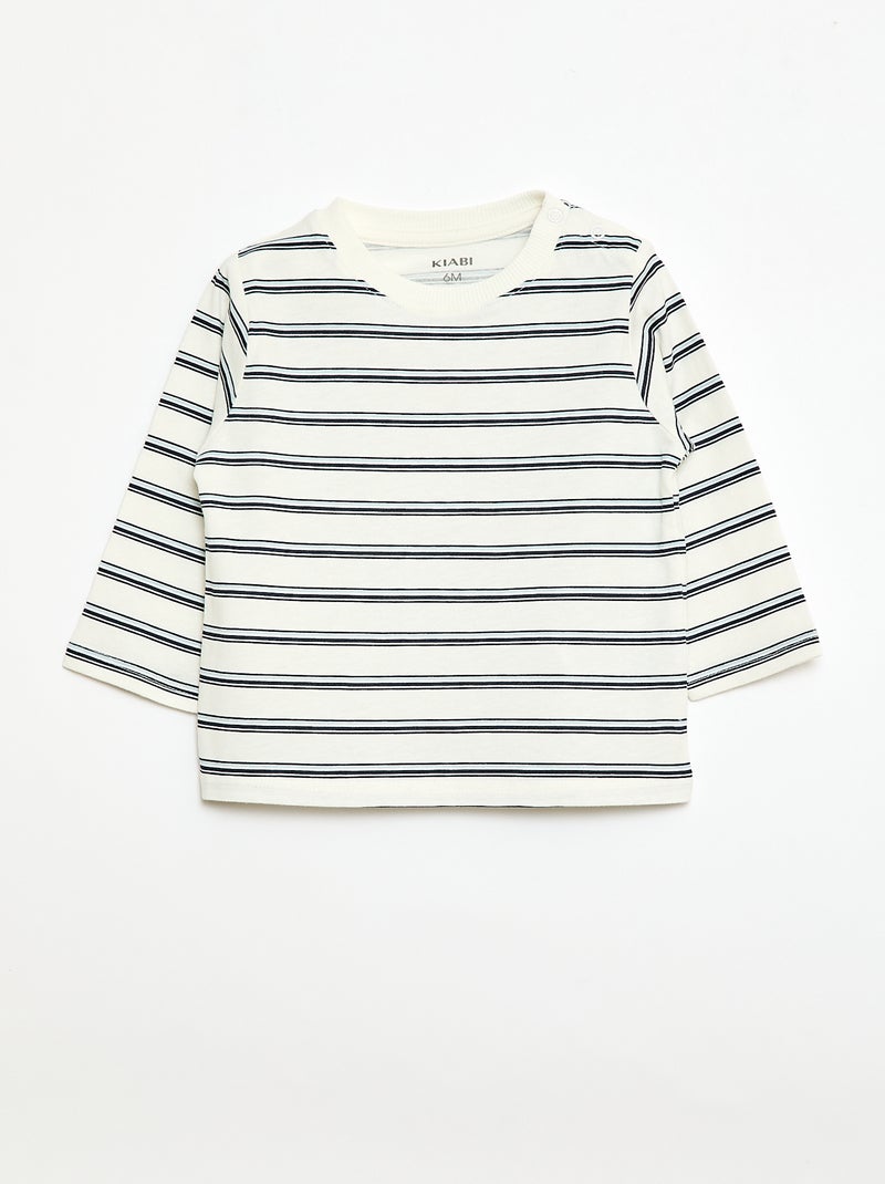 Set di 2 t-shirt a maniche corte Bianco - Kiabi