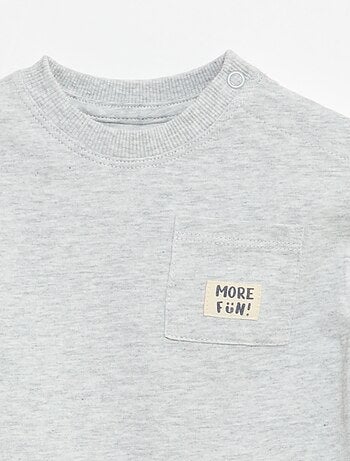 Set di 2 T-shirt a maniche corte