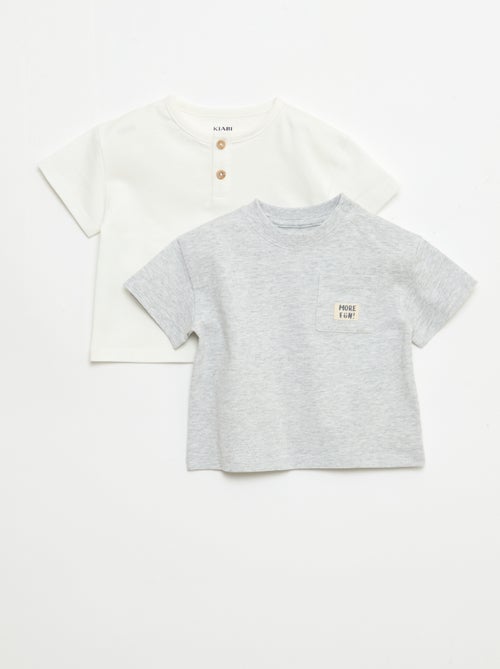 Set di 2 T-shirt a maniche corte - Kiabi