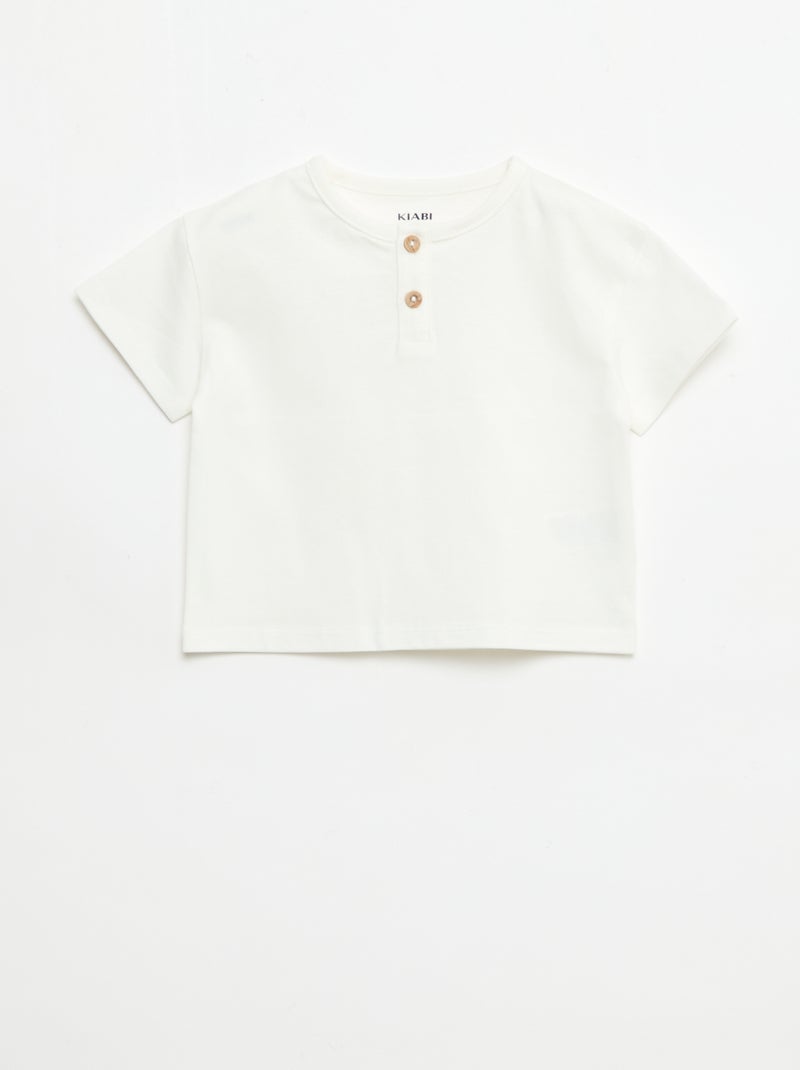 Set di 2 T-shirt a maniche corte Bianco - Kiabi