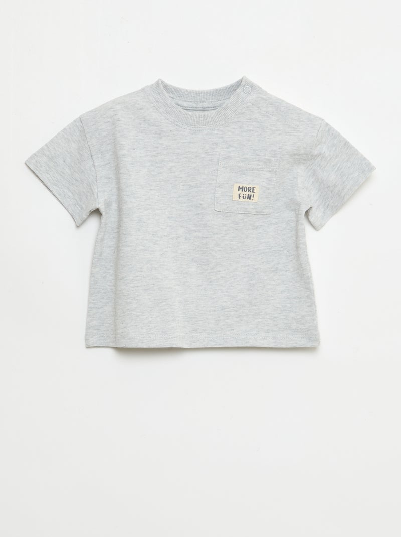 Set di 2 T-shirt a maniche corte Bianco - Kiabi