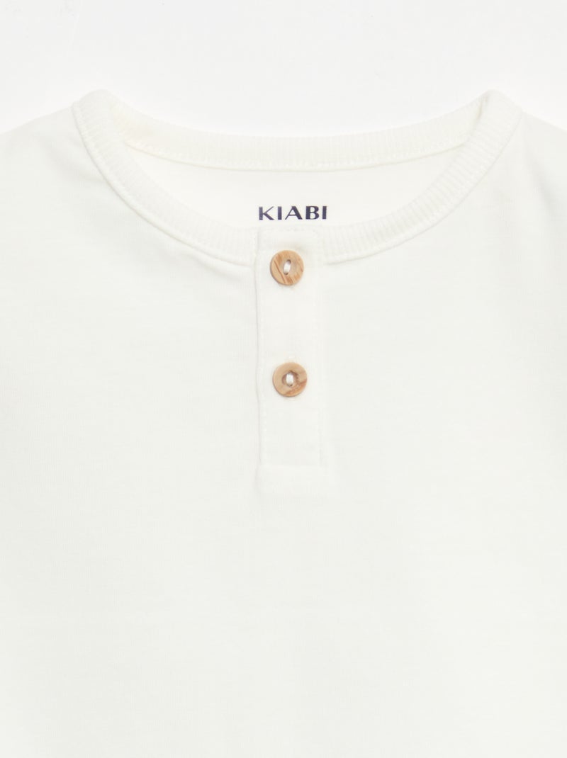 Set di 2 T-shirt a maniche corte Bianco - Kiabi