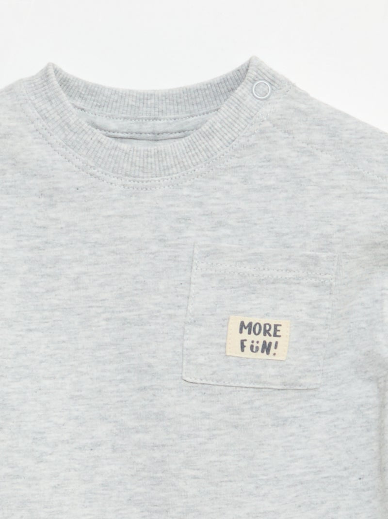 Set di 2 T-shirt a maniche corte Bianco - Kiabi