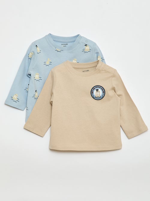 Set di 2 t-shirt a maniche corte - Kiabi