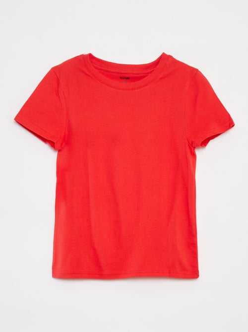 Set di 2 t-shirt a maniche corte e girocollo - Kiabi