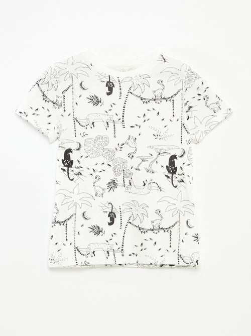 Set di 2 t-shirt a maniche corte e girocollo - Kiabi