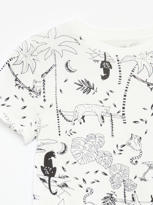 Set di 2 t-shirt a maniche corte e girocollo - Kiabi