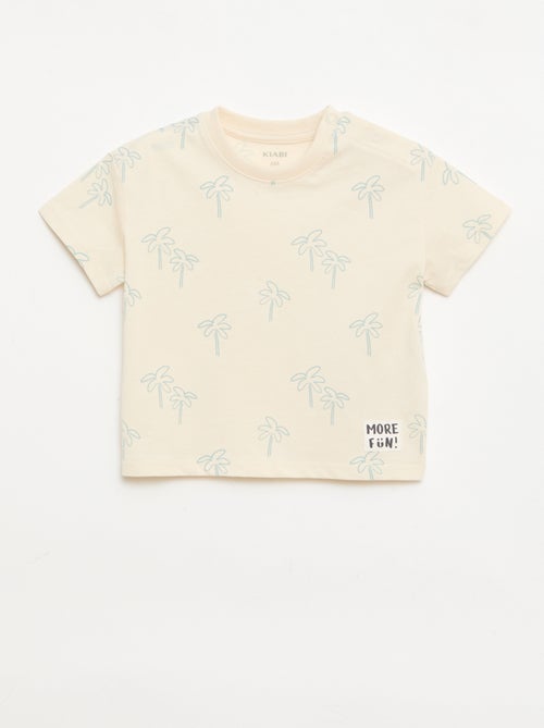 Set di 2 T-shirt a maniche corte in jersey di cotone - Kiabi