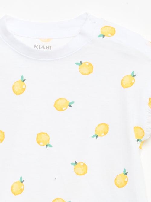 Set di 2 t-shirt a maniche corte in jersey di cotone - Kiabi