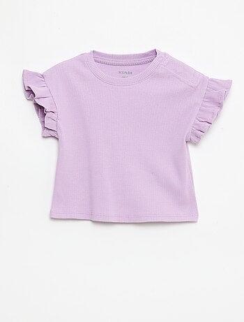 Set di 2 t-shirt a maniche corte in jersey di cotone