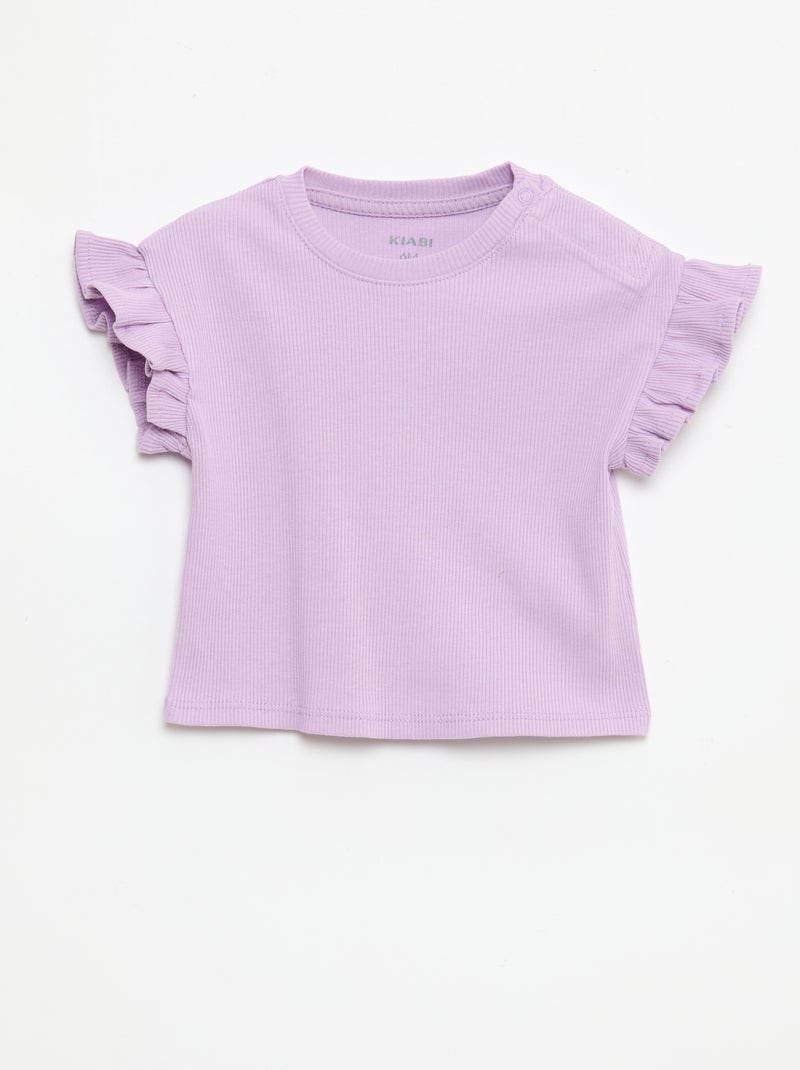 Set di 2 t-shirt a maniche corte in jersey di cotone Bianco - Kiabi