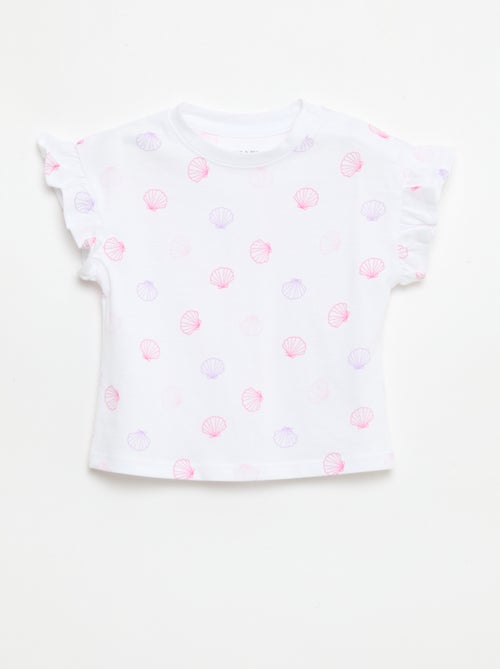 Set di 2 t-shirt a maniche corte in jersey di cotone - Kiabi