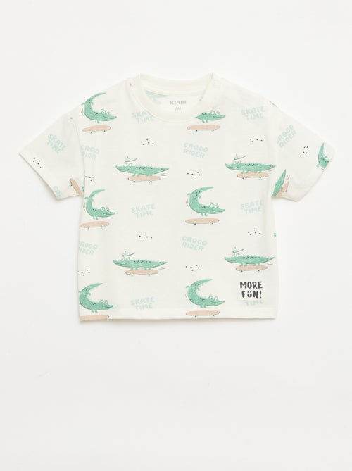 Set di 2 T-shirt a maniche corte in jersey di cotone - Kiabi