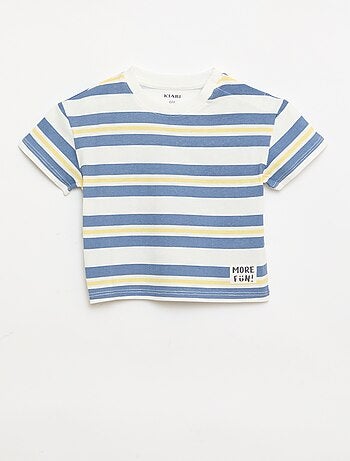 Set di 2 T-shirt a maniche corte in jersey di cotone