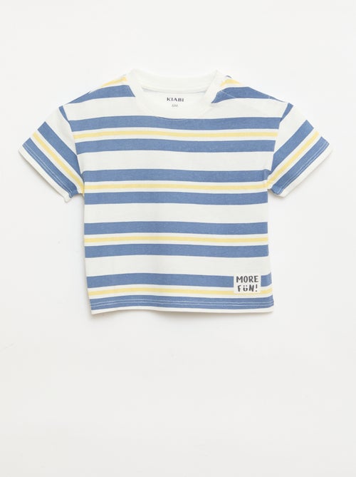 Set di 2 T-shirt a maniche corte in jersey di cotone - Kiabi