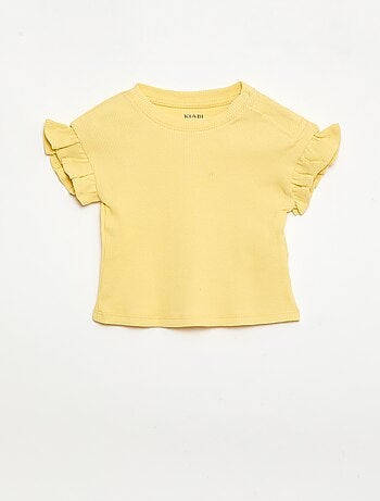 Set di 2 t-shirt a maniche corte in jersey di cotone