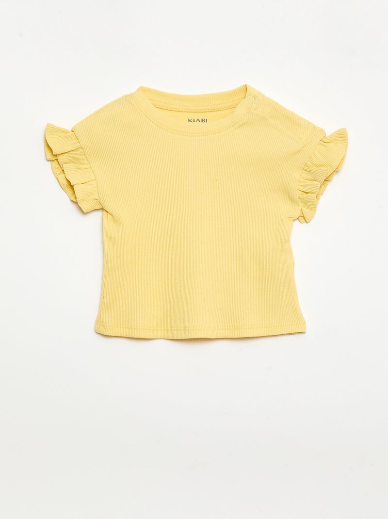 Set di 2 t-shirt a maniche corte in jersey di cotone Blu - Kiabi