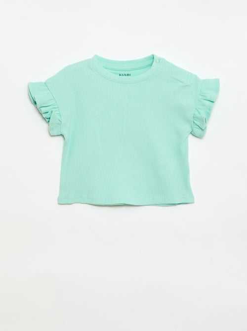 Set di 2 t-shirt a maniche corte in jersey di cotone - Kiabi