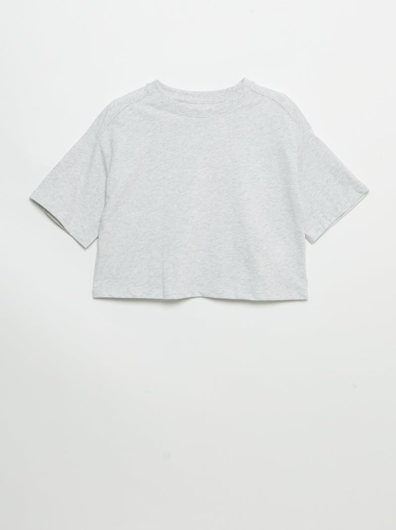 Set di 2 t-shirt a maniche corte Nero - Kiabi