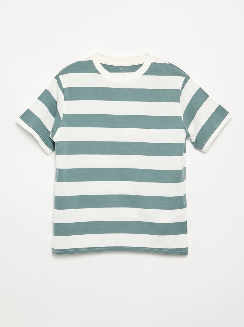 Set di 2 T-shirt a maniche corte stampate Beige - Kiabi