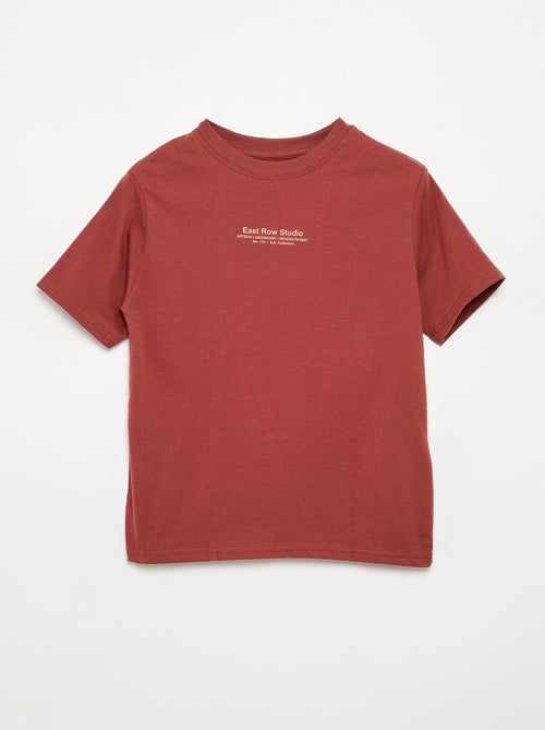 Set di 2 T-shirt a maniche corte stampate - Kiabi