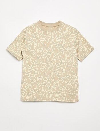 Set di 2 T-shirt a maniche corte stampate