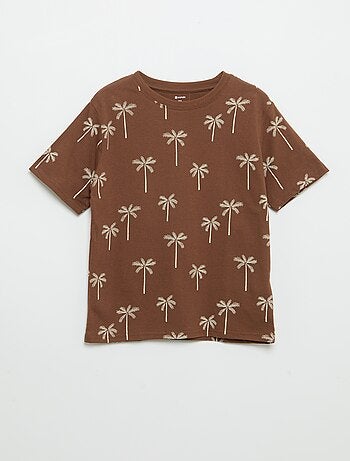 Set di 2 T-shirt a maniche corte stampate