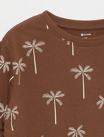 Set di 2 T-shirt a maniche corte stampate