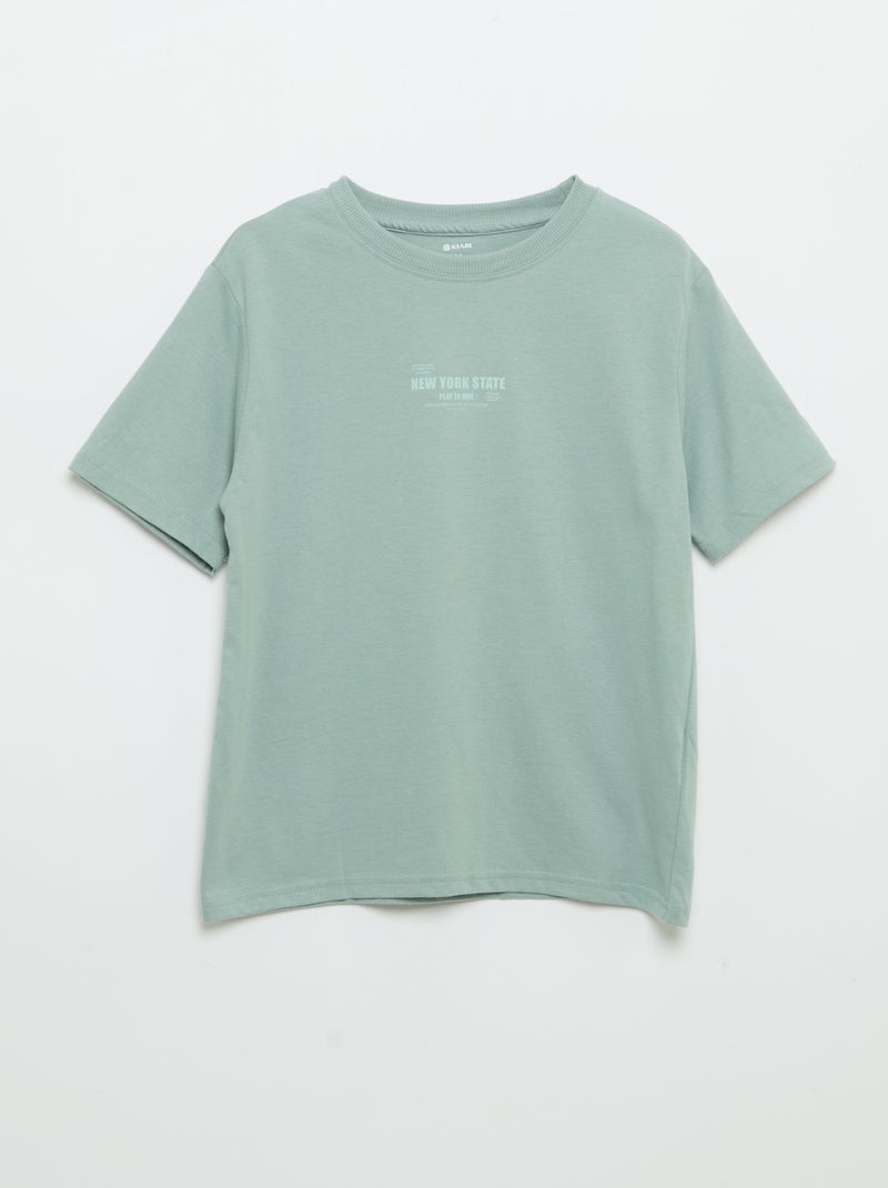 Set di 2 T-shirt a maniche corte stampate Rosso - Kiabi