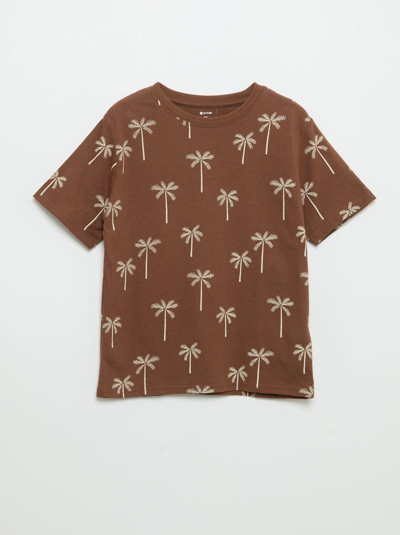 Set di 2 T-shirt a maniche corte stampate Rosso - Kiabi
