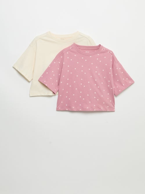 Set di 2 t-shirt a maniche corte - Kiabi
