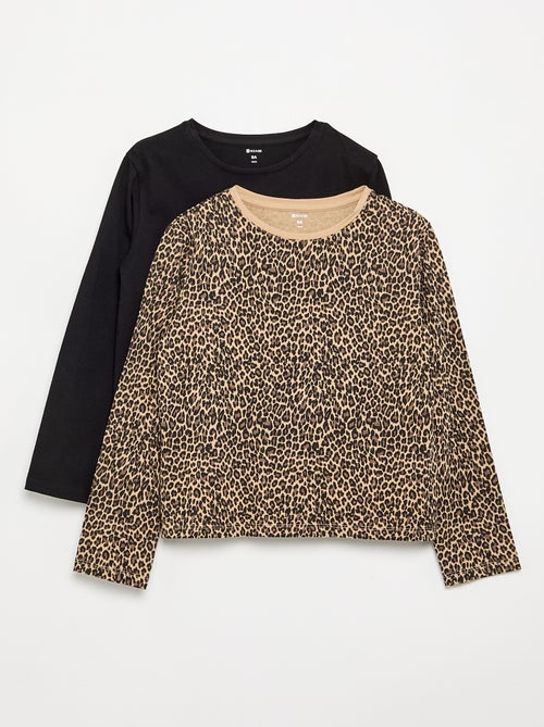 Set di 2 T-shirt a maniche lunghe - Kiabi