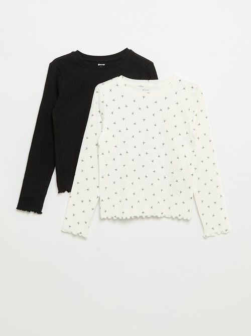 Set di 2 T-shirt a maniche lunghe - Kiabi
