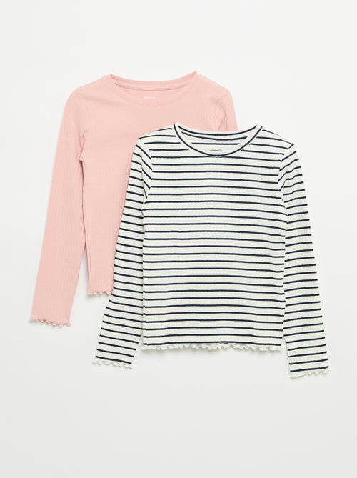 Set di 2 T-shirt a maniche lunghe - Kiabi