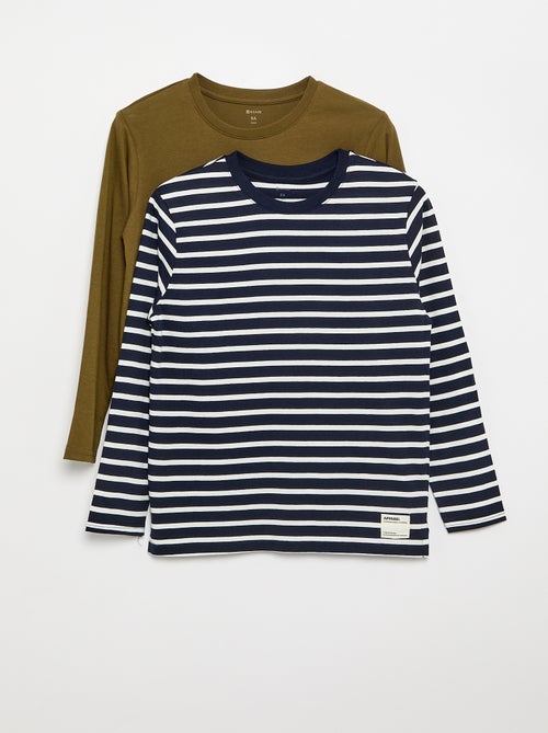 Set di 2 T-shirt a maniche lunghe - Kiabi