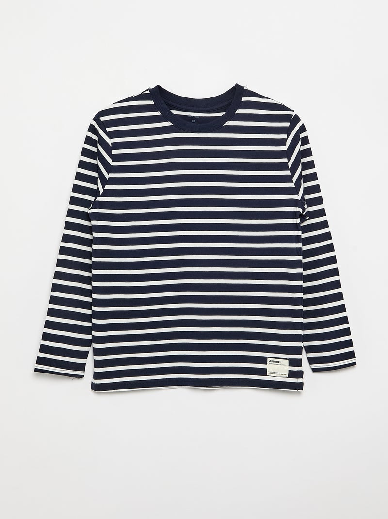 Set di 2 T-shirt a maniche lunghe Blu - Kiabi