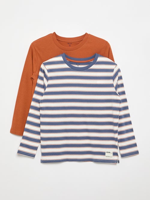 Set di 2 T-shirt a maniche lunghe - Kiabi