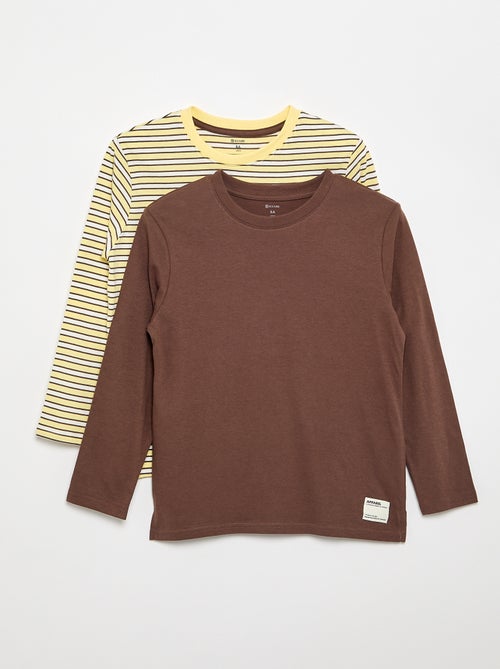 Set di 2 T-shirt a maniche lunghe - Kiabi