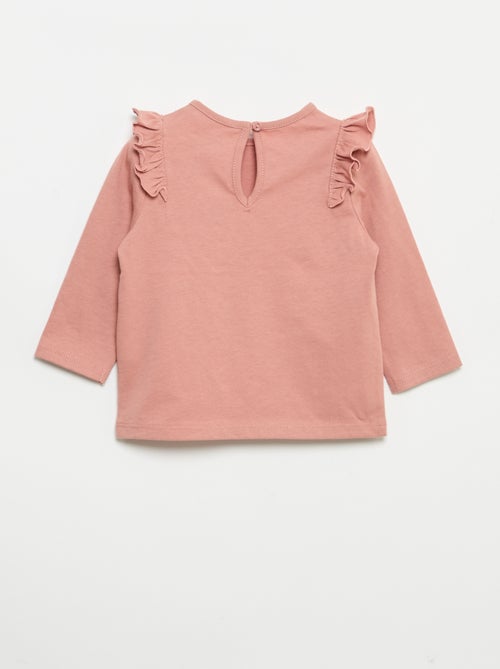 Set di 2 t-shirt a maniche lunghe in jersey di cotone - Kiabi