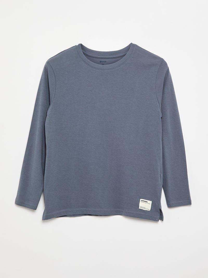 Set di 2 T-shirt a maniche lunghe Marrone - Kiabi