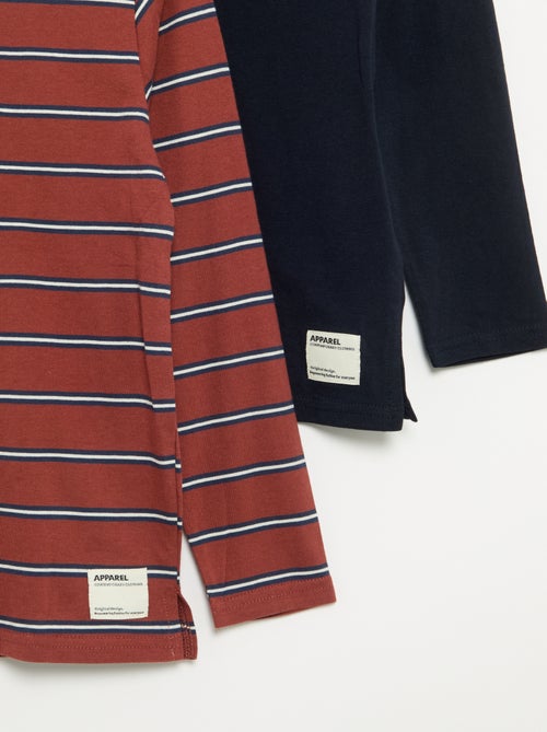 Set di 2 T-shirt a maniche lunghe - Kiabi