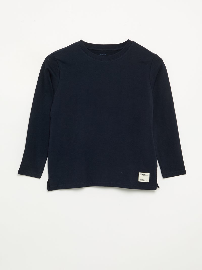 Set di 2 T-shirt a maniche lunghe Marrone - Kiabi