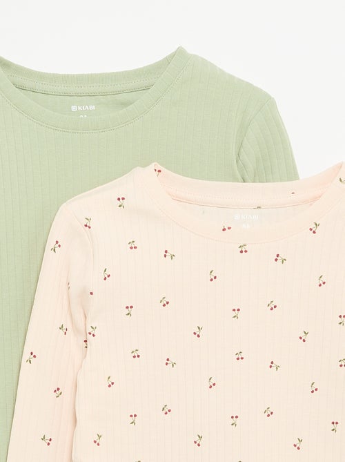 Set di 2 T-shirt a maniche lunghe - Kiabi